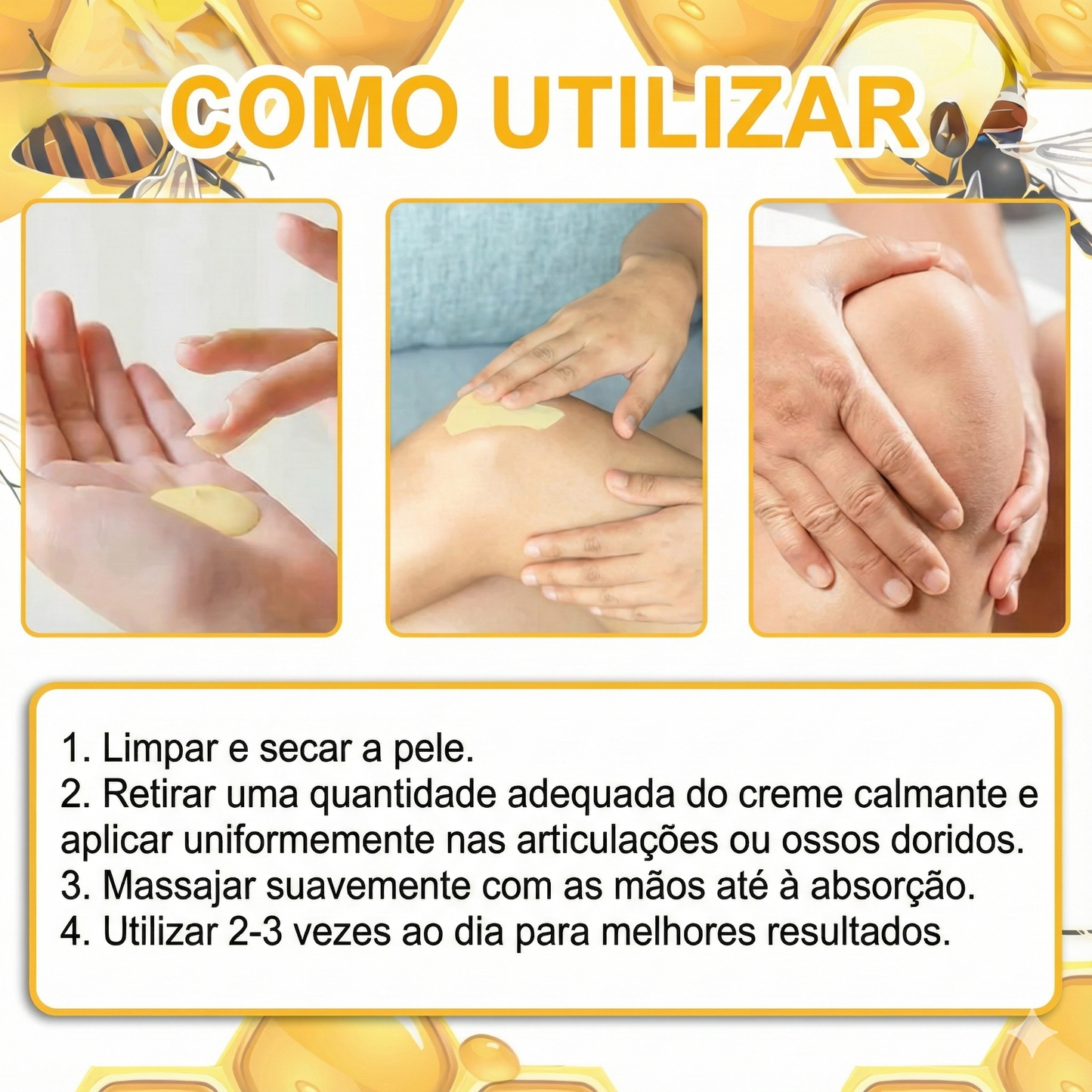 Cougex® Creme Avançado de Cicatrização de Articulações e Ossos com Veneno de Abelha