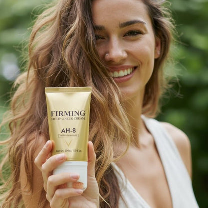 Creme com rolo reafirmante para queixo, pescoço e papada ah-8 3 em 1  - FIRMAX™