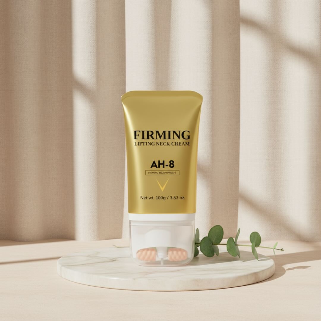 Creme com rolo reafirmante para queixo, pescoço e papada ah-8 3 em 1  - FIRMAX™